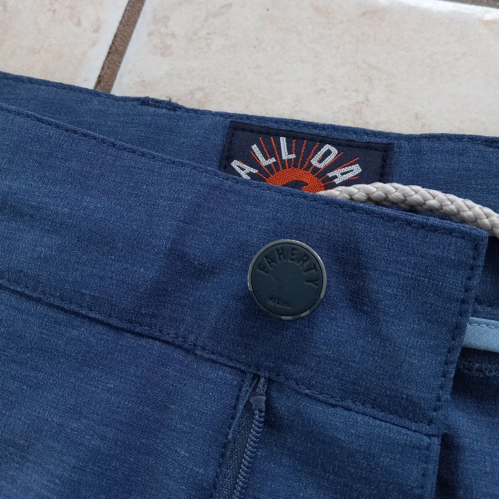 Faherty Blue Men’s Stretch Shorts